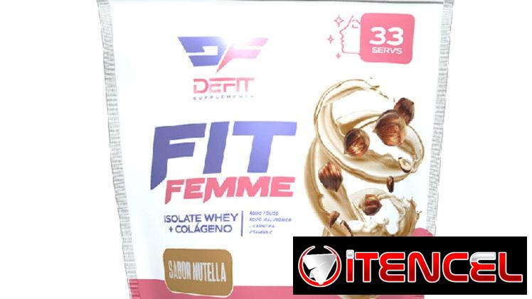 Whey Protein // DeFit Femme//30 servicios -Nutella