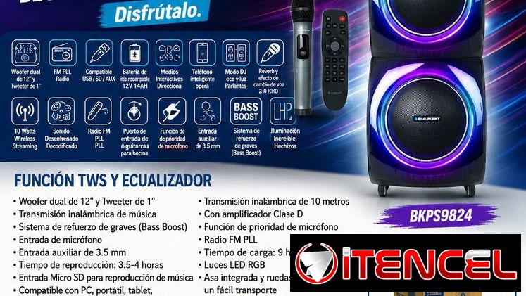 🚨🔊 ¡OFERTA! ALTAVOZ BLAUPUNKT 400W PARA FIESTAS 🔊🚨