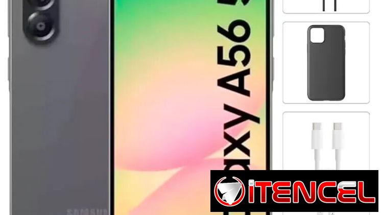 Teléfono Samsung Galaxy A56 5G , 8Gb Ram, 256Gb Almacenamiento, Con Cover, Mica y Audífonos – Negro