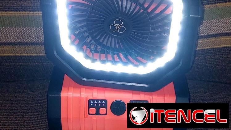 Ventilador recargable 15’000 mA.