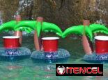 Portavasos Inflables en forma de palmera (set de 3) — 59103445