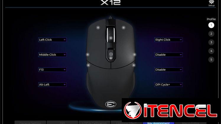 MOUSE EVGA X12 BLACK NUEVO EN CAJA 📦