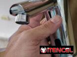 Llave de lavamanos por sensor