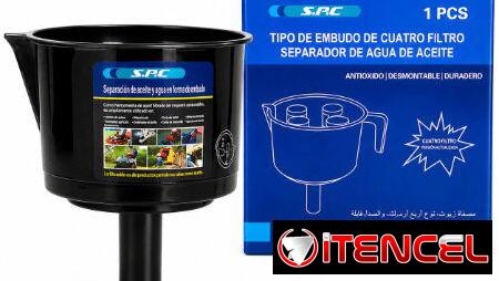 EMBUDO FILTRANTE SEPARADOR DE AGUA Y ACEITE
