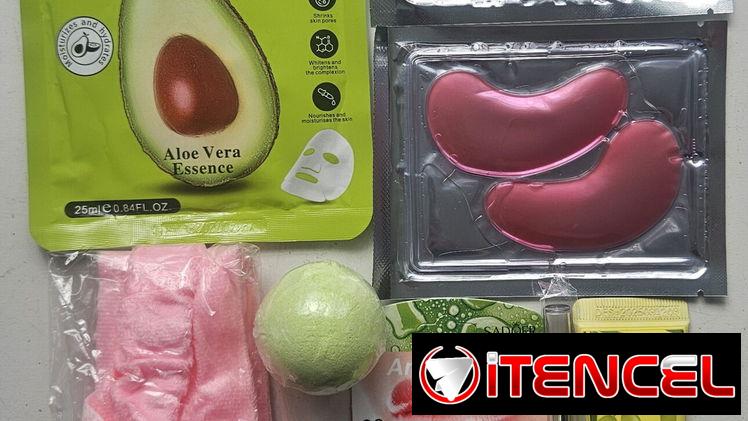 Set Skincare: Máscara facial Crema de manos Bálsamo labial Parches para debajo de los ojos Máscara de labios