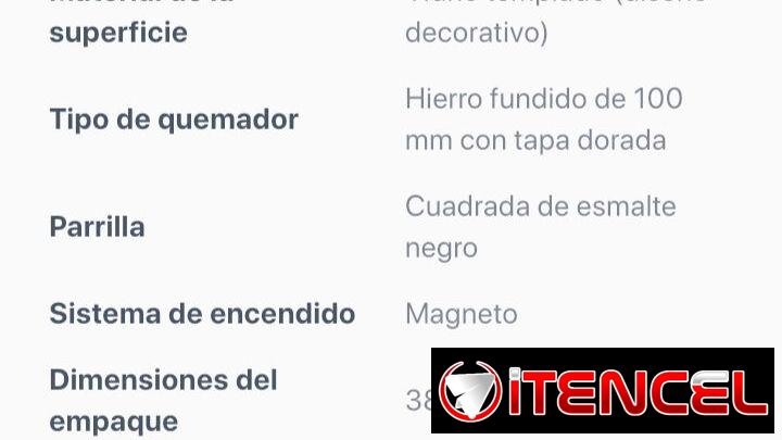 Cocina vitrocerámica sencilla