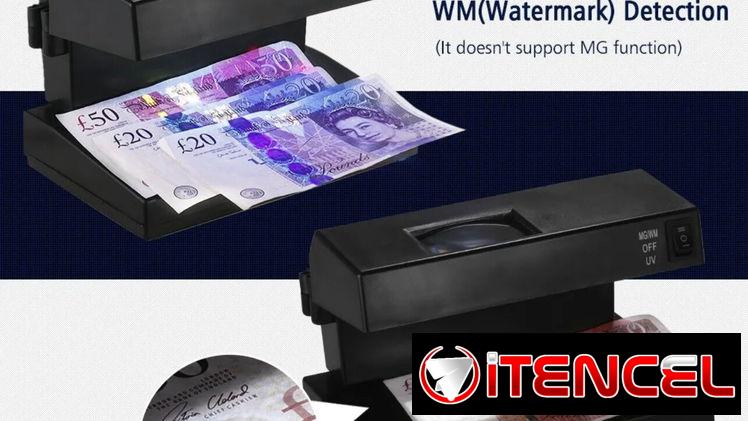 Lámpara Ultravioleta detector de billetes falsos. Nueva