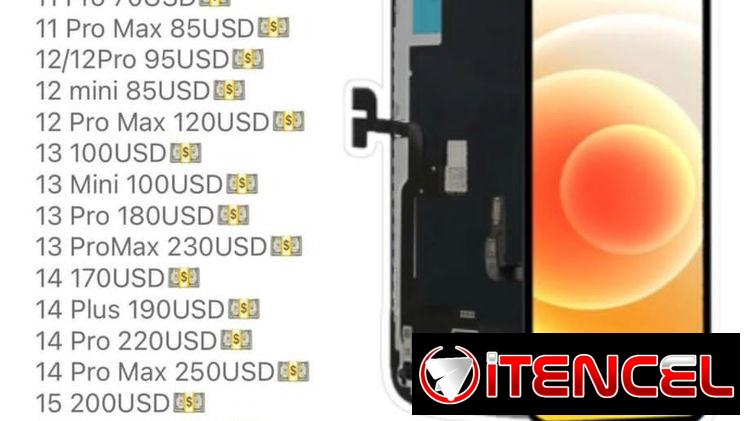 Pantallas de iphone con montaje incluido y garantia