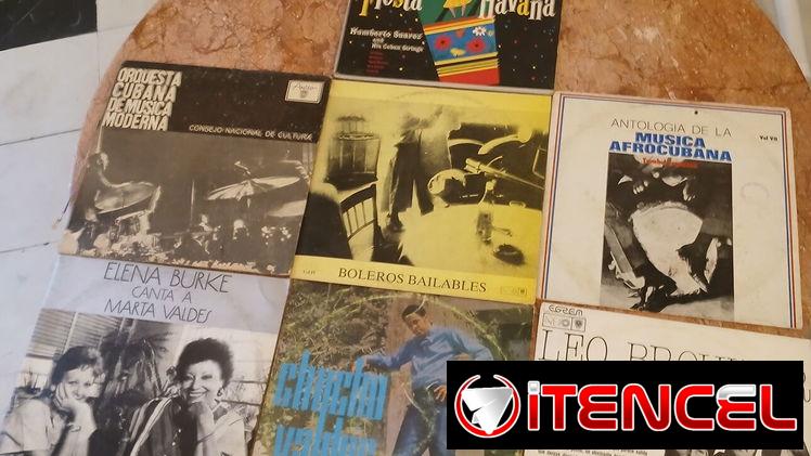 Discos LP de vinilo, música cubana , clásica , flamenca