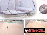 Mosquitero de malla para uso doméstico o exterior. Plegable