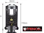 Bombillos led h4 tipo lupas Y6.   30 USD