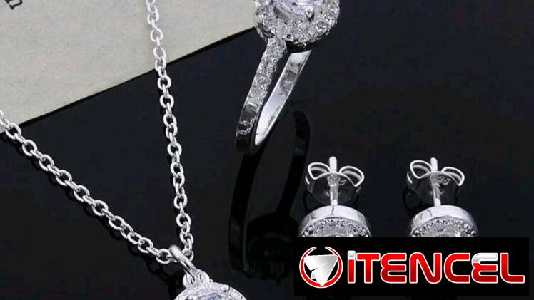 Conjunto de  plata para muejer