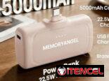 POWER BANK 5000MAH | CARGADOR PORTATIL | BATERIA EXTERNA | MINI POWER BANK | CARGA RAPIDA 22.5W | USB C | IPHONE 16 | IP