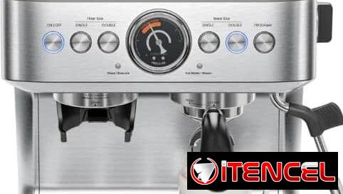 Cafetera express nueva en su caja