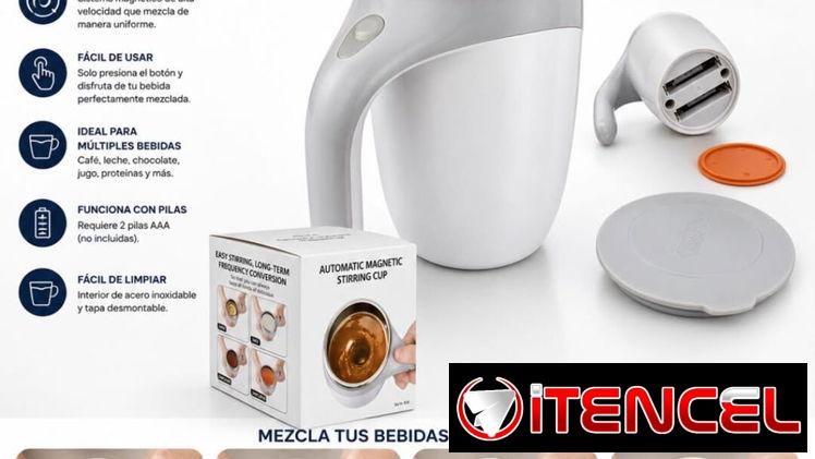 Taza térmica mezcladora magnética