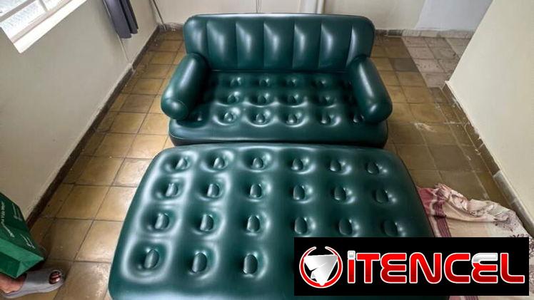 VENDO: COLCHÓN INFLABLE, COCINA CON HORNO DE 4 HORNILLAS.