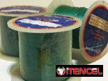 Anzuelos de ojo. Originales: #2 (36 mm)  #3 (40 mm). Nylon de pescar (tramos de 50 y 100 metros). Jaimanitas,playa