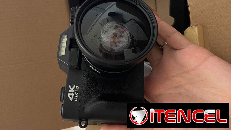 Cámara digital 4K para fotografía y video enfoque automático antivibración