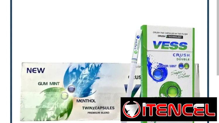 Carton de cigarros suaves mentolados marca vess doble click