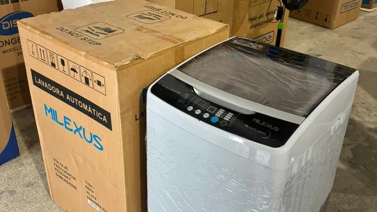 Lavadora Automática de 8 kg Milexus en 245 USD con factura garantía y mensajería incluída en municipios céntricos de la