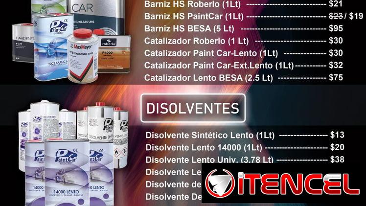 ¡¡¡¡¡ Pintura, Masilla, Bono, Barniz, Catalizador, Disolvente y más materiales para uso automotriz!!!!