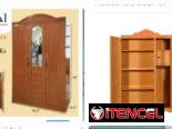 Escápate de metal estilo Madera con caja fuerte