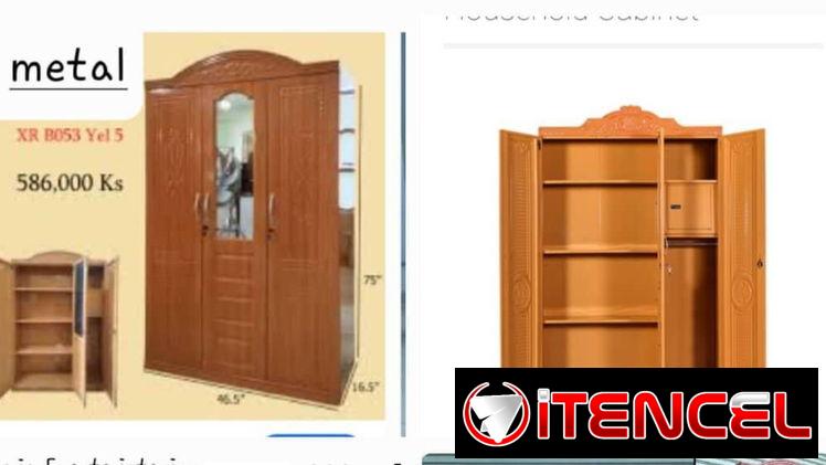 Escaparate con caja fuerte