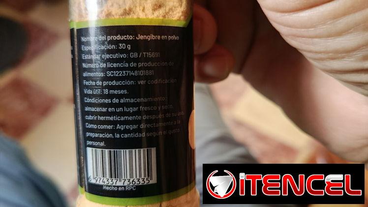 Jengibre en polvo de 30g