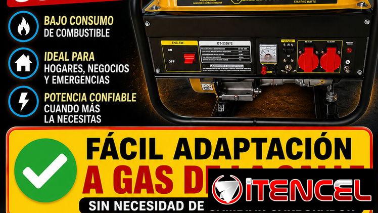 Planta eléctrica nueva en su caja ideal para convertir a gas de la calle WhatsApp 56702011