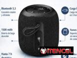 Bocina Bluetooth Portatil – 1HORA – Negro