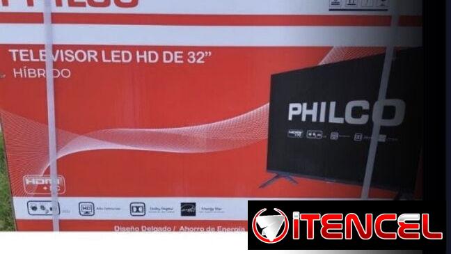 Tv PHilCO 32 ” Híbrido con cajita   Precio:160 usd 💸  2 meses de garantía 🕒  Transporte incluido en dependencia del lu