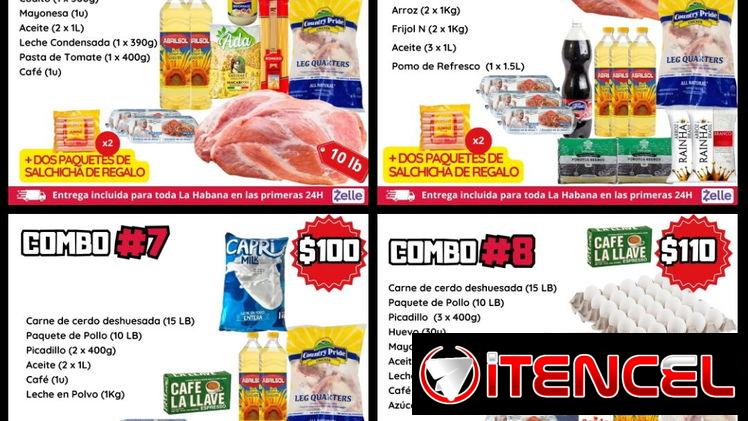 Combos de alimentos, combos de comida, combos carnicos