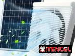 Extractor ventilador solar de 8 pulgadas