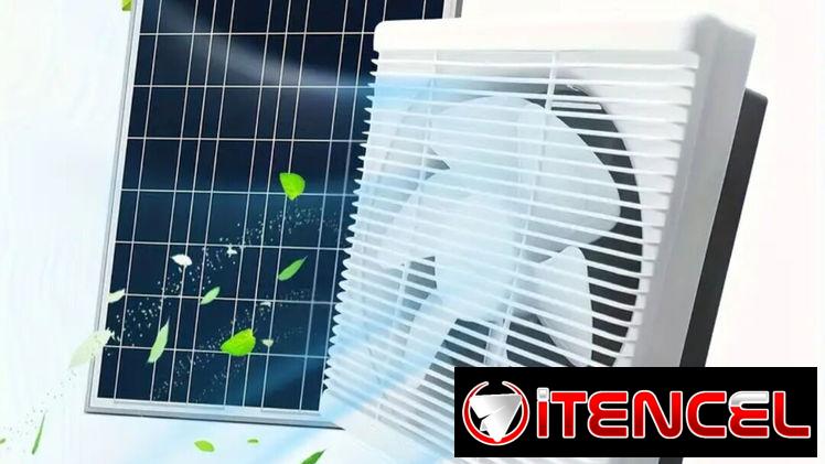 Extractor ventilador solar de 8 pulgadas