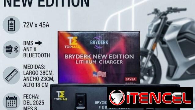 ⚡🔋BATERÍA TOPMAQ BRYDERK  72V X 45A 🔋⚡