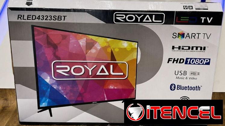 TELEVISOR SMART TV ROYAL 43” pulgadas ,Google TV , WIFI , Alta definición FULL HD 1080p