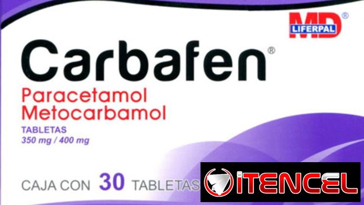 CARBAFEM,  METOCARBAMOL CON PARACETAMOL 10 TABLETAS