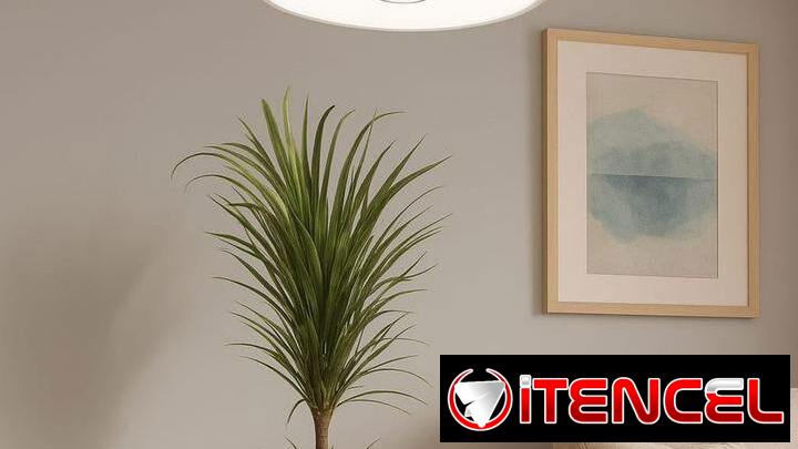 Lámpara de techo ventilador