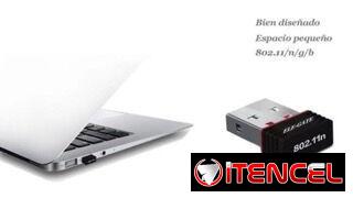 Receptor Usb Nano Inalámbrico Wifi 150mbps Ele-gate.