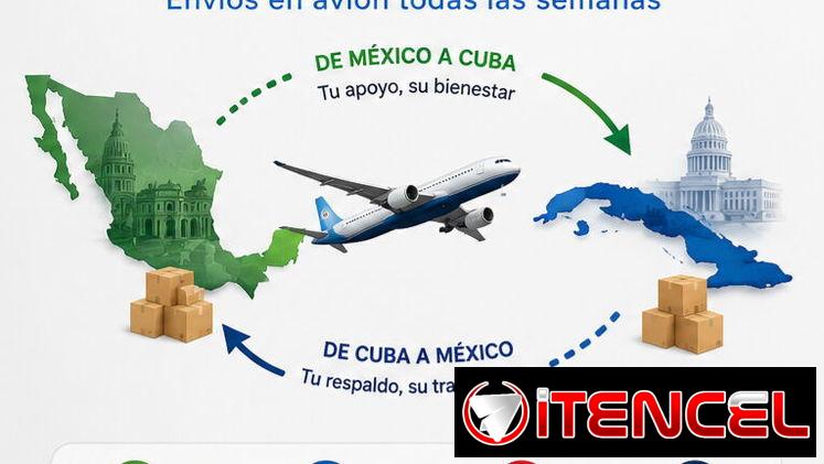 Remesas y envios México a Cuba y viceversa.