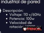 Ventilador Jinghan industrial de pared 20”