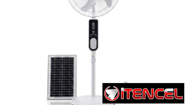 VENTILADOR SOLAR RECARGABLE 16” STAVEL