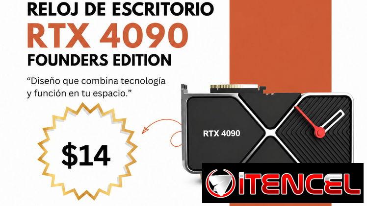 Reloj de escritorio – RTX 4090 Founders Edition | videojuegoshabana.com
