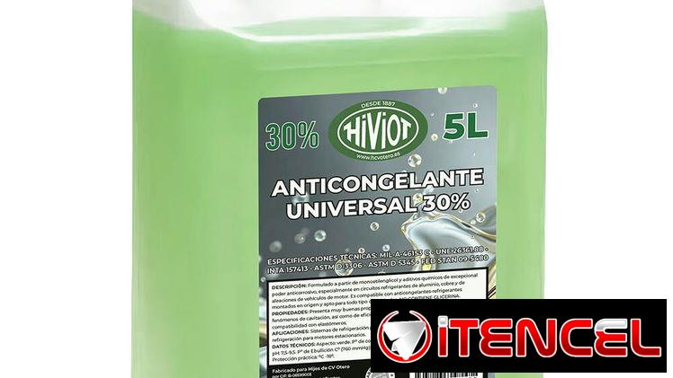 BOTE 5L ANTICONGELANTE UNIVERSAL 30% AGUA PARA RADIADOR