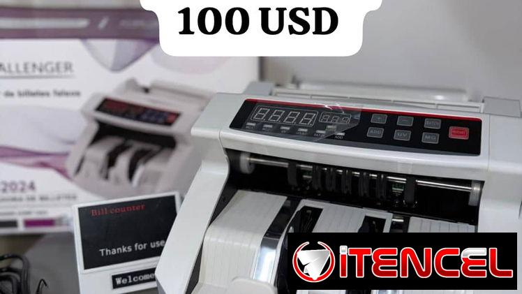 Bocinas de bluetooth y contadora de dinero