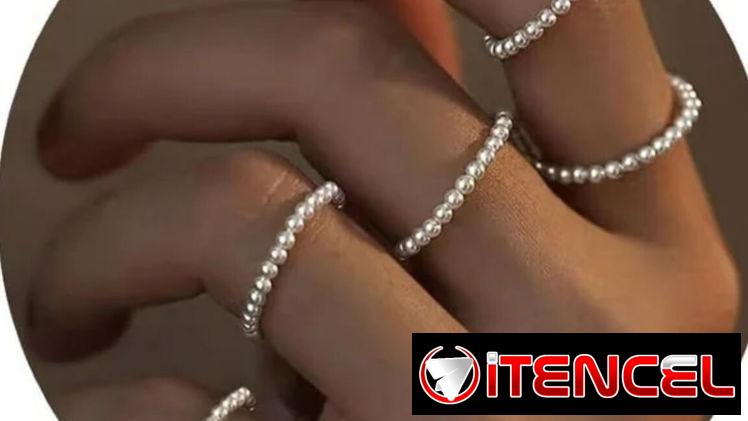 anillo de perlas, anillos perlados, anillo artesanal, anillos de perlitas