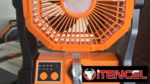Ventiladores recargables son de  10000 mAH