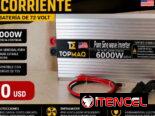 Convertidores de corriente y baterías de 72V Habana