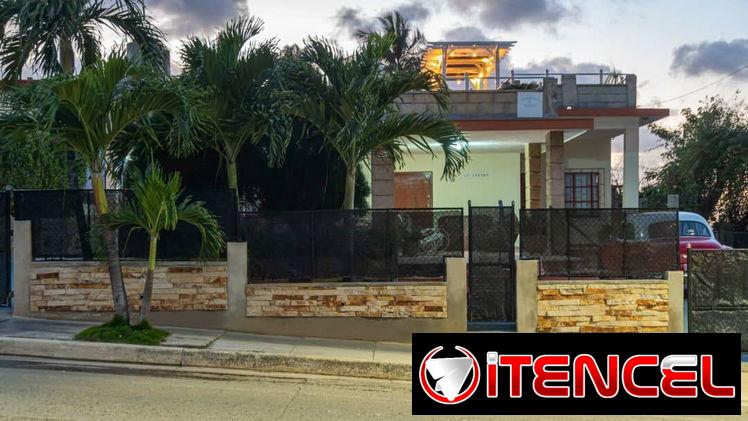 🏝️Cod.Z Casa de 4 Cuartos en Boca Ciega: Piscina, Ranchón y Vista al Mar 🌴