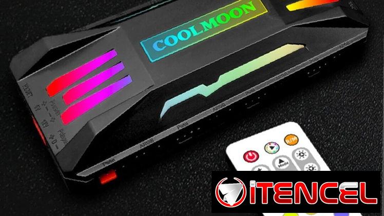 Caja controladora COOLMOON RGB 3 pines para fanes ARGB
